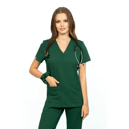 Bluzka medyczna SCRUBS MEDI TEDDY  - COSTA DEEP FOREST